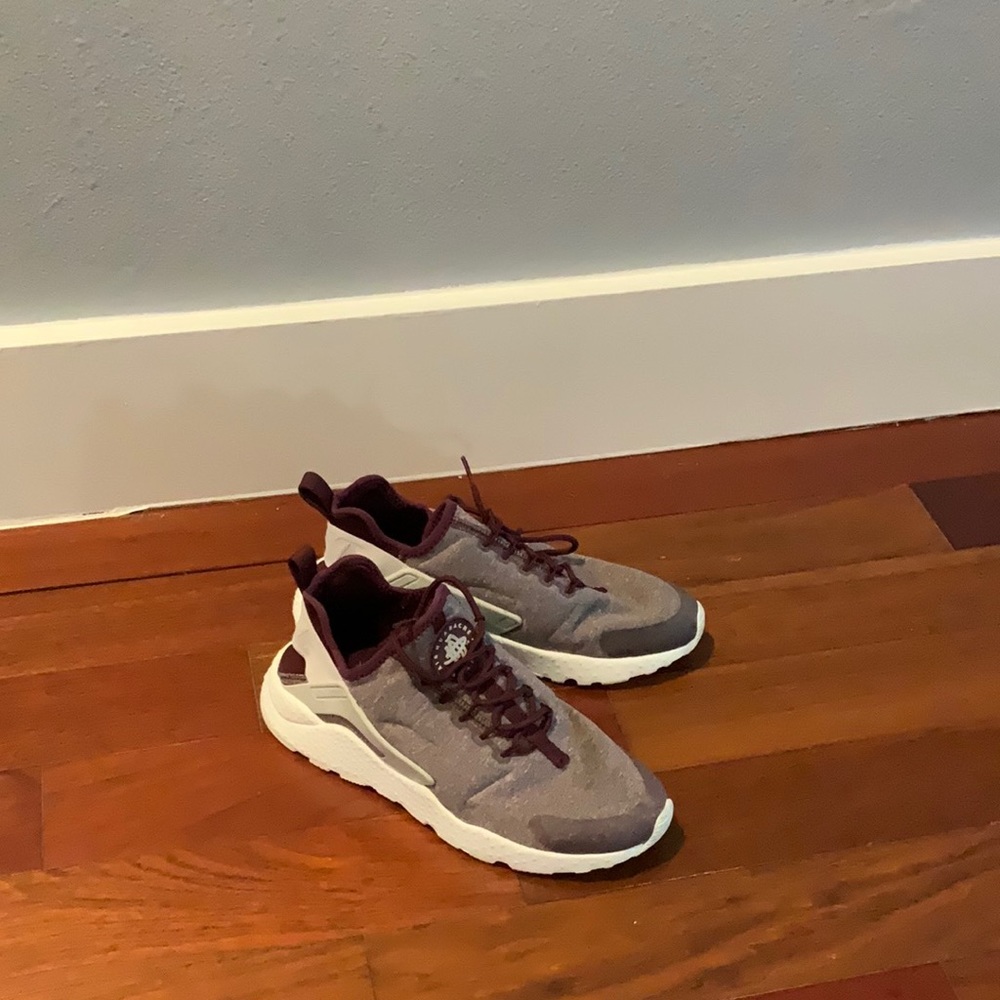 Purple Nike Huarache Sneakers